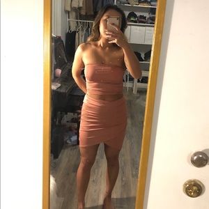 2 Piece Tube Top & Skirt Set